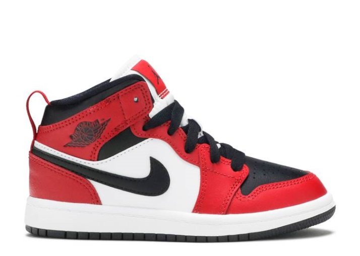 Air Jordan 1 Mid Ps - Chicago Punta Negra