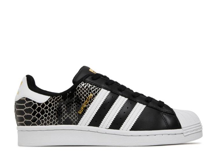 Adidas Wmns Superstar - Piel De Serpiente Negra