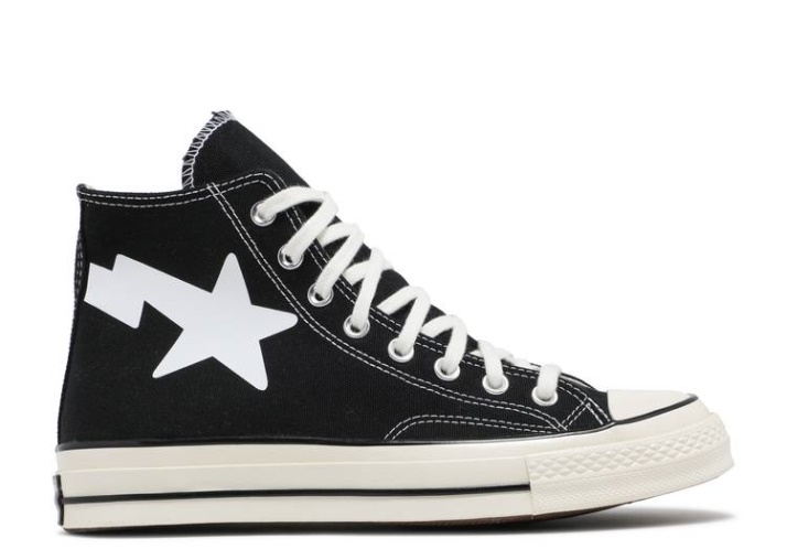Converse Chinatown Market X A Bathing Ape X Chuck Taylor All Star High - Negro