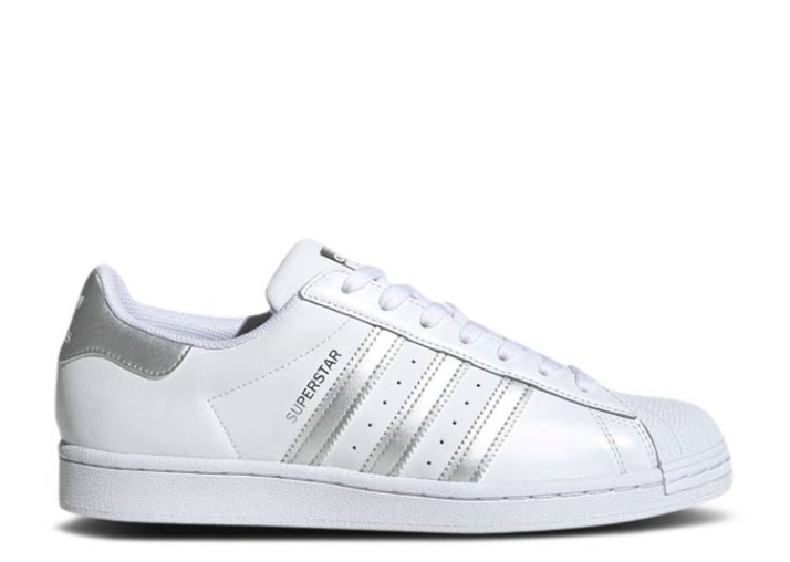 Adidas Superstar - Blanco Plateado Metalizado