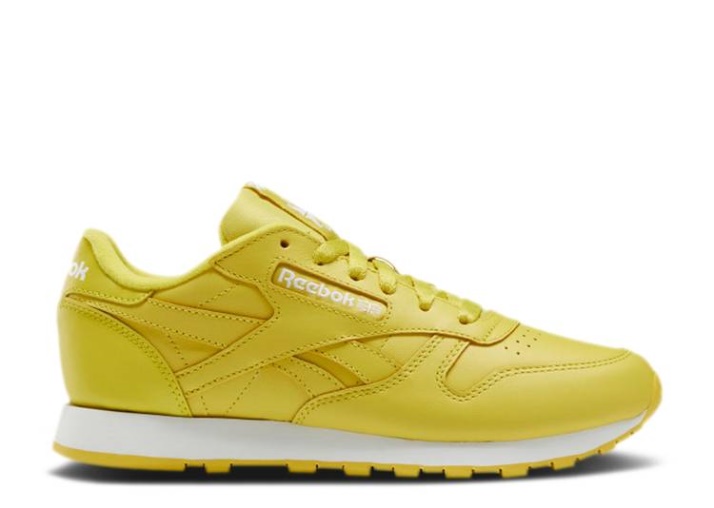 Reebok Wmns Classic Cuero - Amarillo Utilidad