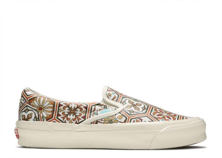 Vans Kith X Classic Slip-on - Estampado Marroquí Marrón
