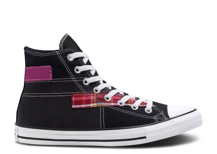 Converse Chuck Taylor All Star High - Moda Hackeada Negro/blanco/flor De Cactus
