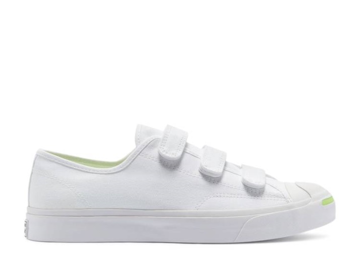 Converse Jack Purcell Low Easy-on - Blanco Fantasma Verde