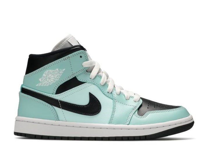 Air Jordan 1 Mid - Aqua Negro