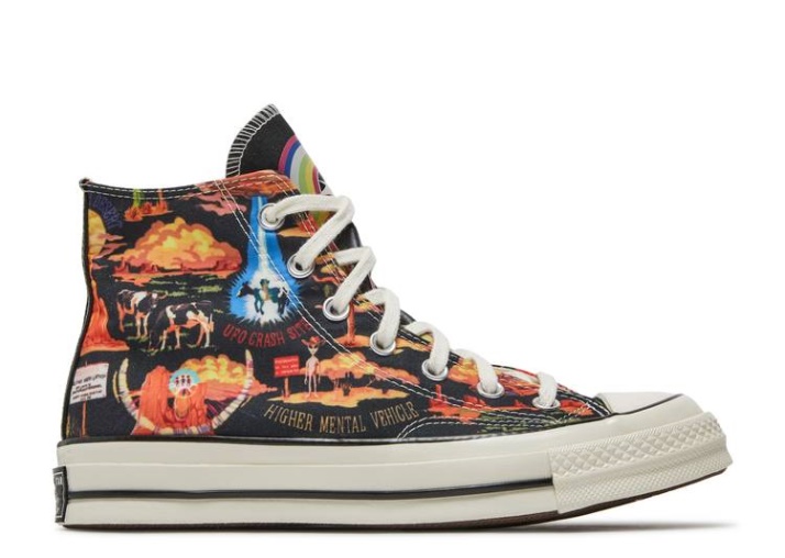 Converse Chuck 70 High - Twisted Resort Negro/multi/egret