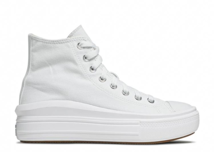 Converse Wmns Chuck Taylor All Star High Move - Blanco Marfil