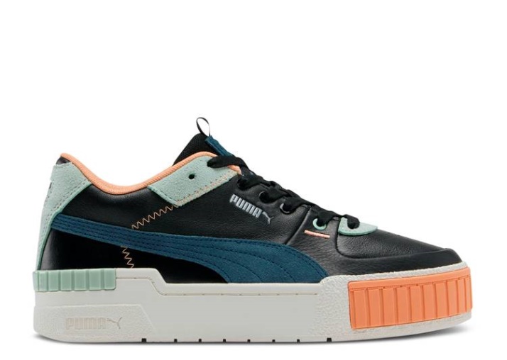 Puma Mujer Cali Sport Mix - Negro Malvavisco