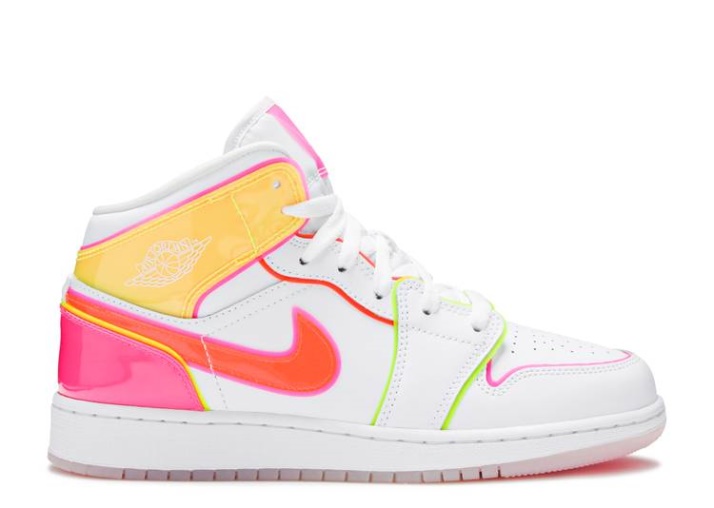 Air Jordan 1 Mid Se Gs - Edge Glow