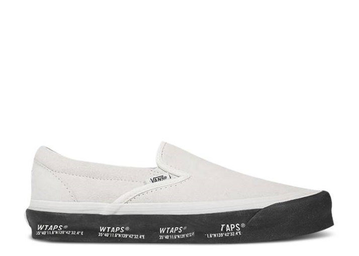 Vans Wtaps X Classic Slip-On Lx - White Black