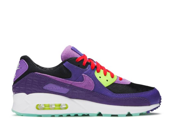 Nike Air Max 90 - Exotic Animal Pack Black/Purple/Volt/Mint