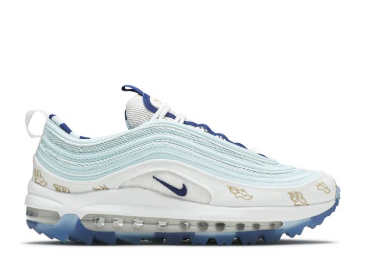 Nike Air Max 97 Golf Nrg - Wing It White/Mist/Gold/Deep Royal