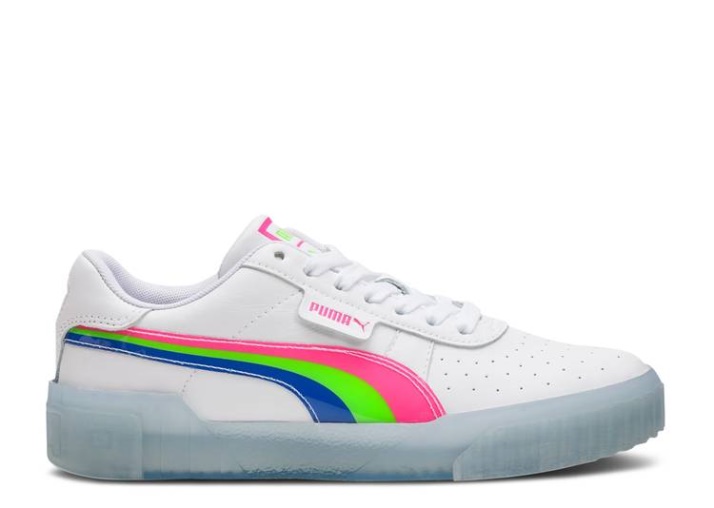 Puma Wmns Cali - Neon Iced White/Flou Pink/Blue