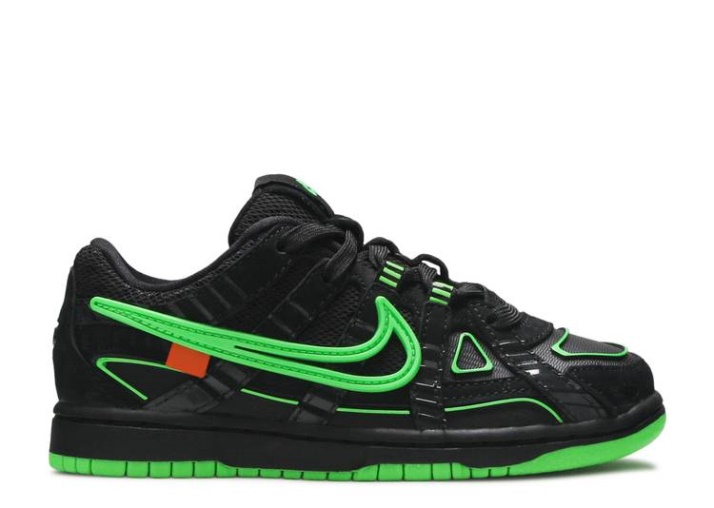 Nike Off-White X Rubber Dunk Ps - Green Strike