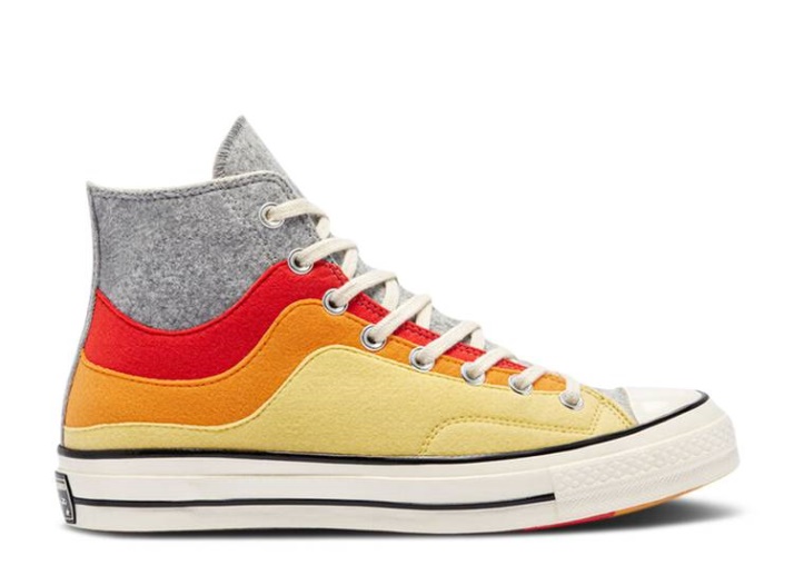 Converse Chuck 70 High - Thermo Felt Storm Front/Yellow Cream