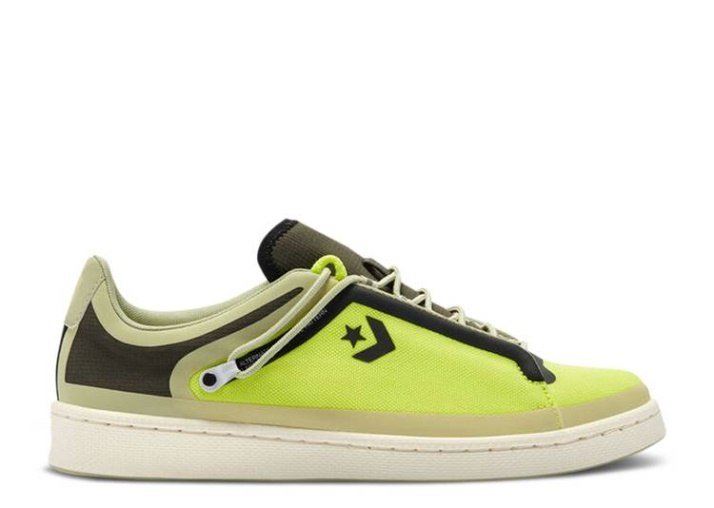 Converse Pro Leather Low - Seam Tape Lemon Venom/Black/Egret