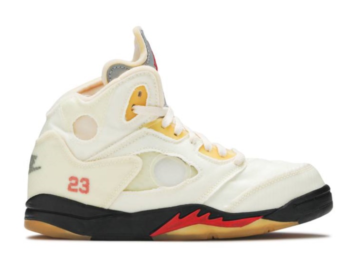 Off-White X Air Jordan 5 Retro Sp Ps - Sail