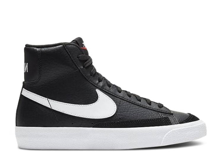Nike Blazer Mid '77 Gs - Black White
