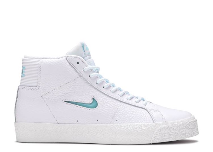 Nike Zoom Blazer Mid Premium Sb - White Glacier Ice Jewel