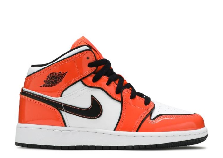 Air Jordan 1 Mid Se Gs - Turf Orange