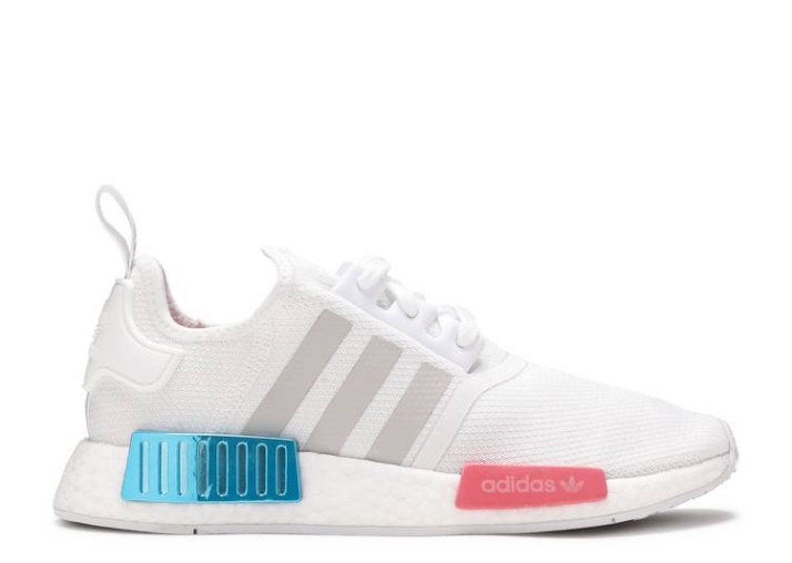 Adidas Wmns Nmd R1 - White Grey Blue Rose