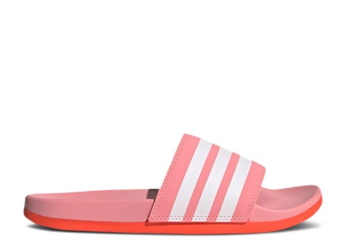 Chanclas Adidas Wmns Adilette Comfort - Super Pop Rojo