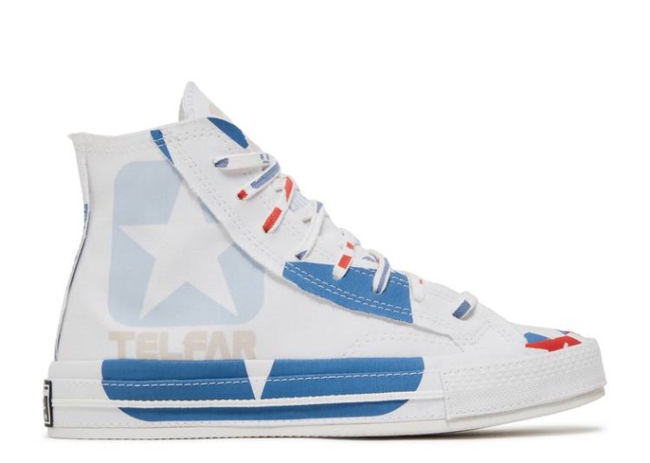 Converse Telfar X Chuck 70 Alto - Estampado De Estrellas De Archivo