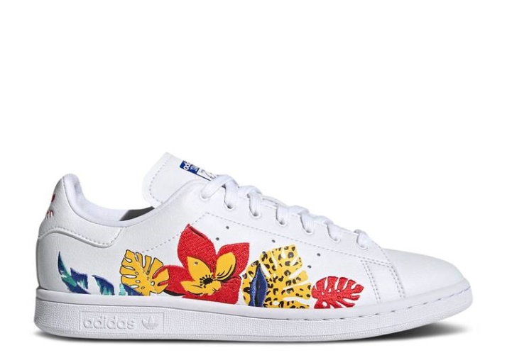 Adidas Her Studio London X Mujer Stan Smith - Floral Blanco/vivo Rojo/negro