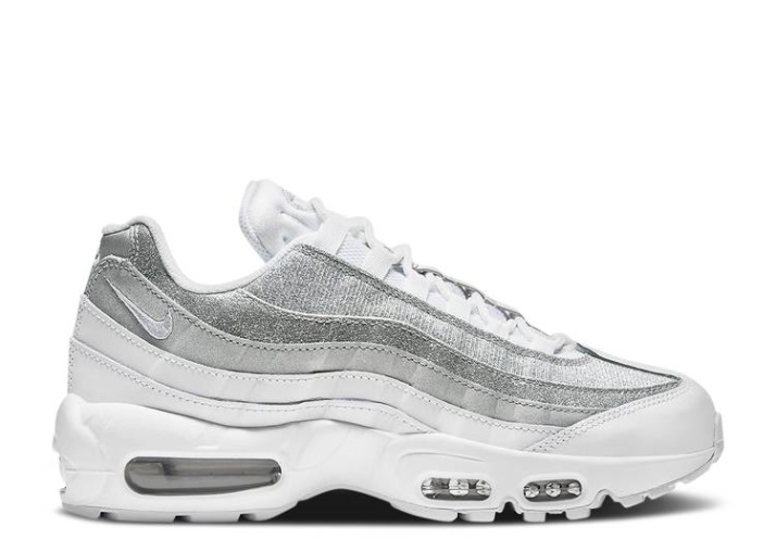 Nike Wmns Air Max 95 - Blanco Metalizado Plata