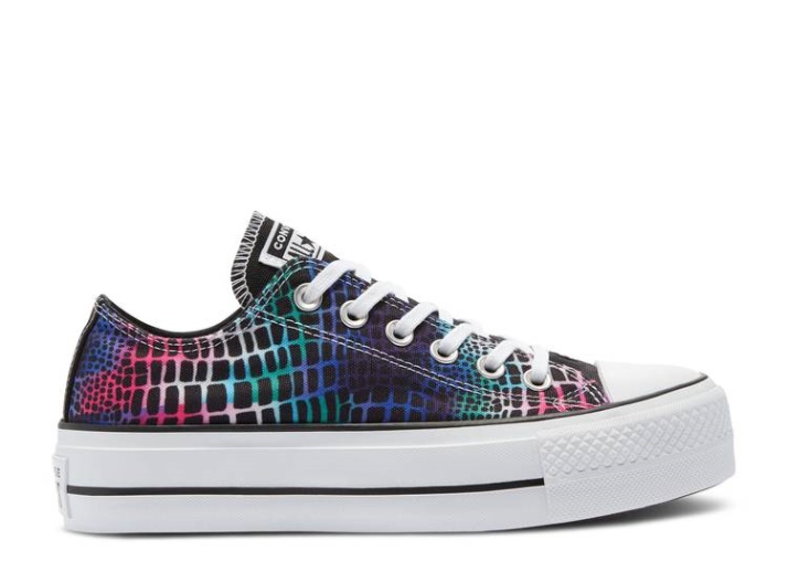 Converse Wmns Chuck Taylor All Star Plataforma Bajas - Digital Daze Negro/hiper Rosa/blanco