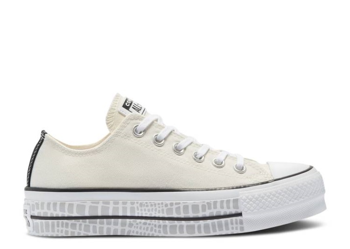 Converse Wmns Chuck Taylor All Star Plataforma Bajas - Digital Daze Egret/blanco/negro