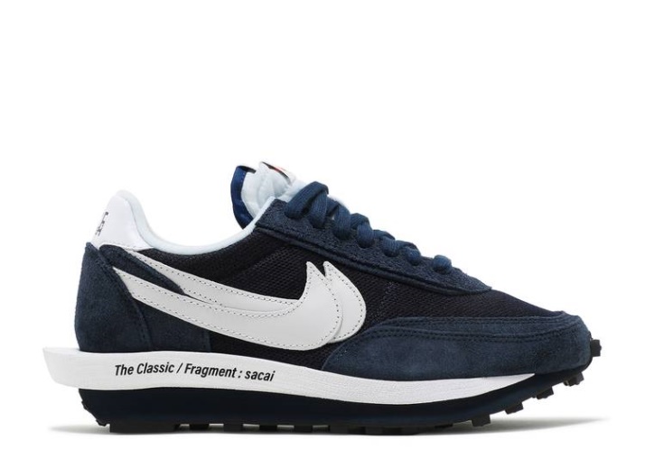 Nike Fragment Design X Sacai X Ldv Waffle - Azul Ennegrecido