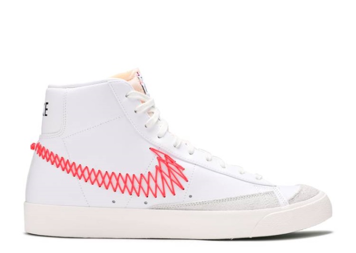 Nike Blazer Mid '77 Vintage - Swoosh Cosido En Zigzag Doble