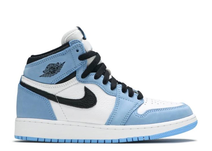 Air Jordan 1 Retro High Og Gs - Azul Universitario