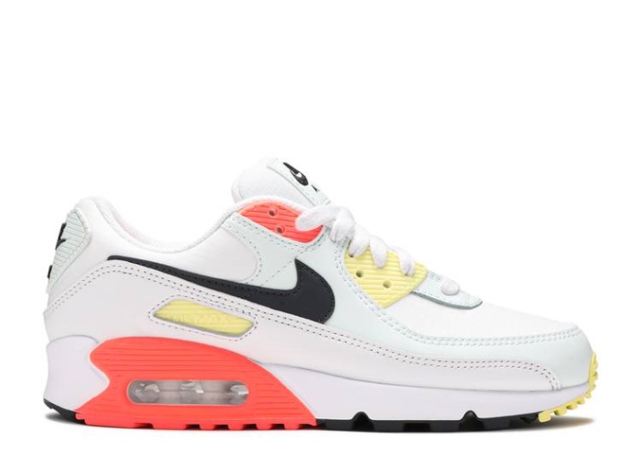 Nike Wmns Air Max 90 - Cumbre Blanco Mango Brillante