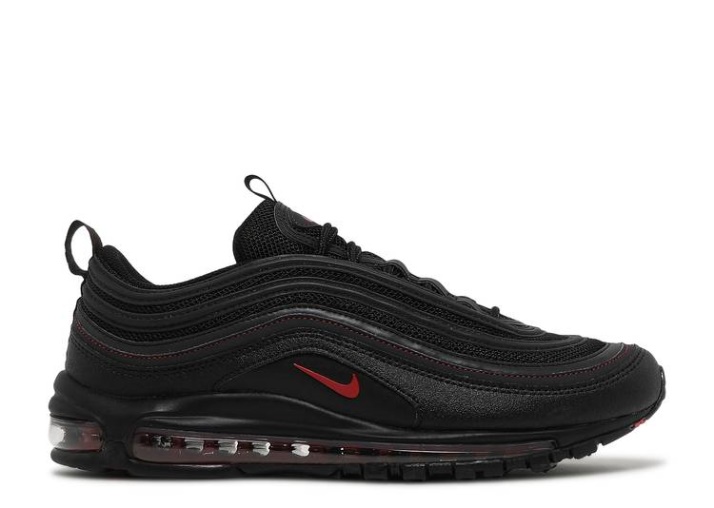 Nike Air Max 97 Negro/humo Oscuro Gris/rojo