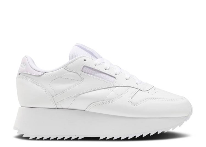 Reebok Wmns Classic Cuero Doble - Blanco
