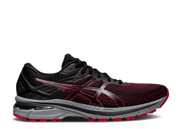 Asics Gt 2000 9 - Negro Clásico Rojo