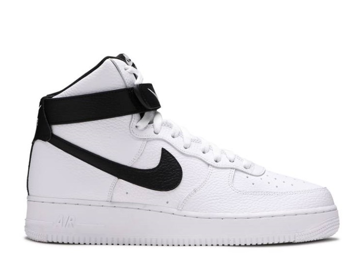Nike Air Force 1 '07 Alto - Blanco Negro
