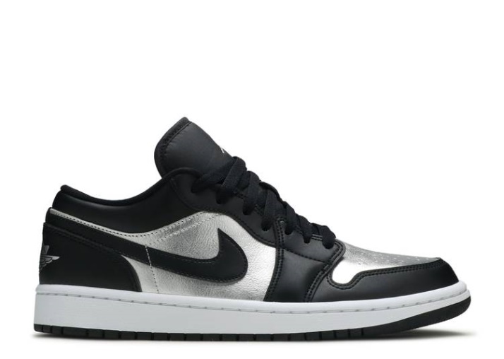 Nike Air Jordan 1 Low Se - Puntera Plateada