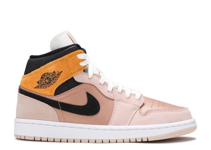 Mujer Air Jordan 1 Mid Se - Beige Partícula