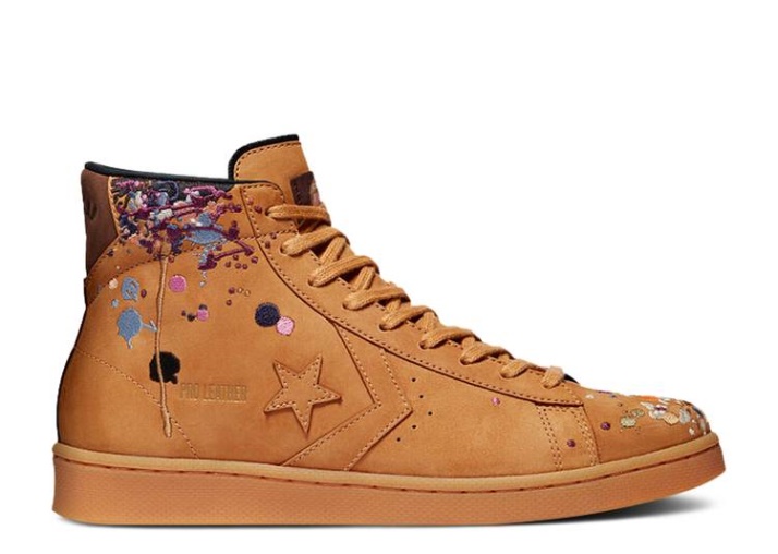 Converse Bandulu X Pro Cuero Alto - Salpicaduras De Pintura