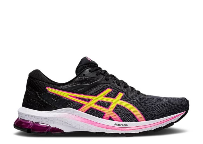 Asics Mujer Gt 1000 10 - Negro Fucsia Rosa