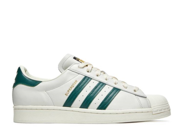 Adidas Superstar - Blanco Roto Verde Colegial