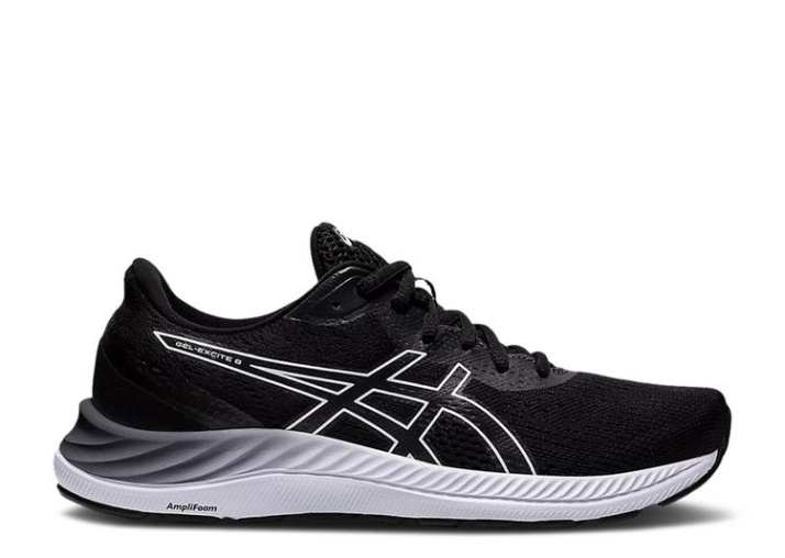 Asics Mujer Gel Excite 8 Wide - Negro Blanco