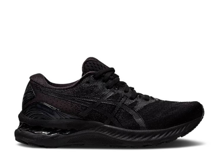 Asics Mujer Gel Nimbus 23 Ancho - Negro
