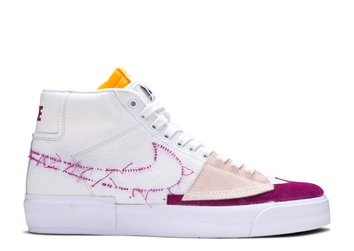 Nike Zoom Blazer Mid Edge Sb - Blanco Violeta