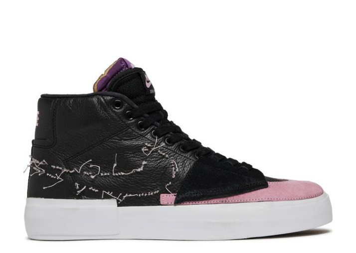 Nike Zoom Blazer Mid Edge Sb - Negro Rosa Rise