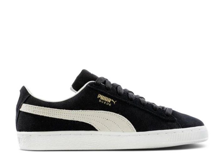 Puma Suede Classic 21 Jr Blanco/negro