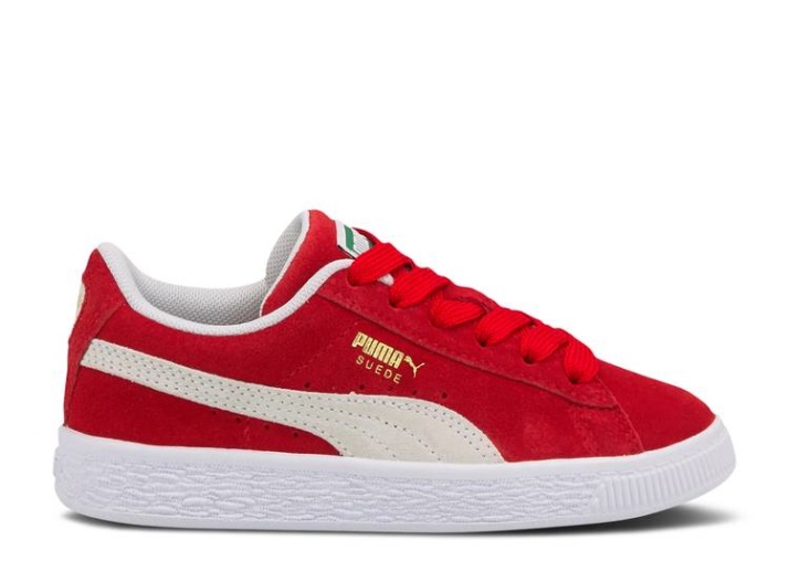 Suede Classic 21 Jr Alto Riesgo Rojo/blanco